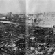 Rubble remains of the Nihonbashi business district in Tokyo after the quake and fires. Photographed on Sept. 15, 1923 (Public Domain)